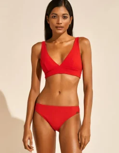 Maryan Mehlhorn The Bloom Bikini Pant - Radiant Red Outlet