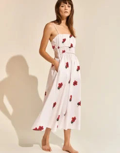 Maryan Mehlhorn The Bloom Dress - White Red Best