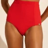 Maryan Mehlhorn The Bloom High Waist Bikini Pant - Radiant Red Outlet