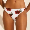 Maryan Mehlhorn The Bloom Ring Side Bikini Pant - White Red Best