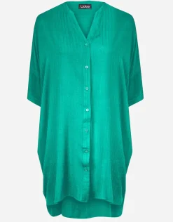 Lidea The Core Beach Shirt - Palm Green Fashion