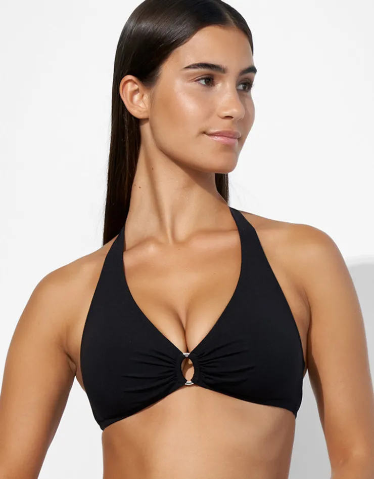 Lidea The Core Halter Bikini Top - Black Best