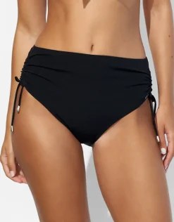 Lidea The Core High Waist Adjustable Bikini Pant - Black Sale
