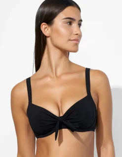 Lidea The Core Underwired Bikini Top - Black Clearance