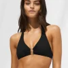 Watercult The Essentials Halter Bikini Top - Black Best