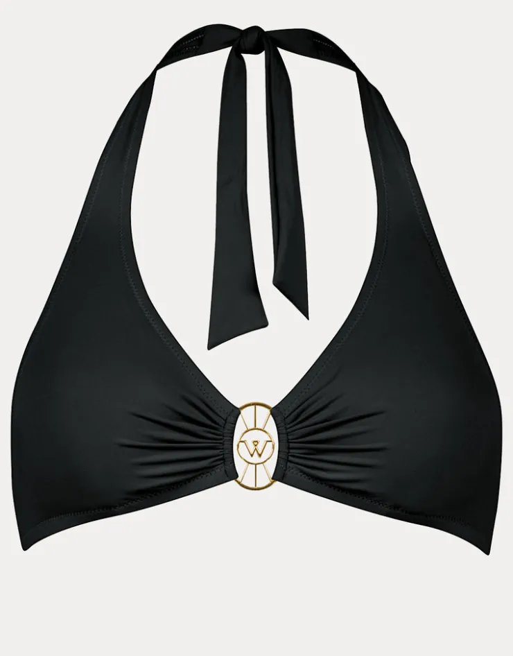 Watercult The Essentials Halter Bikini Top - Black Best
