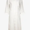 Maryan Mehlhorn The White Collection Midi Beach Shirt - Natural White Discount