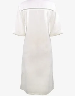 Maryan Mehlhorn The White Collection Midi Beach Shirt - Natural White Discount