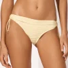 Watercult Tidal Radiance Loop Side Bikini Pant - Celestial Yellow New