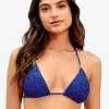 ViX Paula Hermanny Tita Blue Shaye T-Back Bikini Top - Blue Online