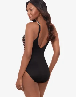 Miraclesuit Topkapi Aphrodite Swimsuit - Black Multi Discount