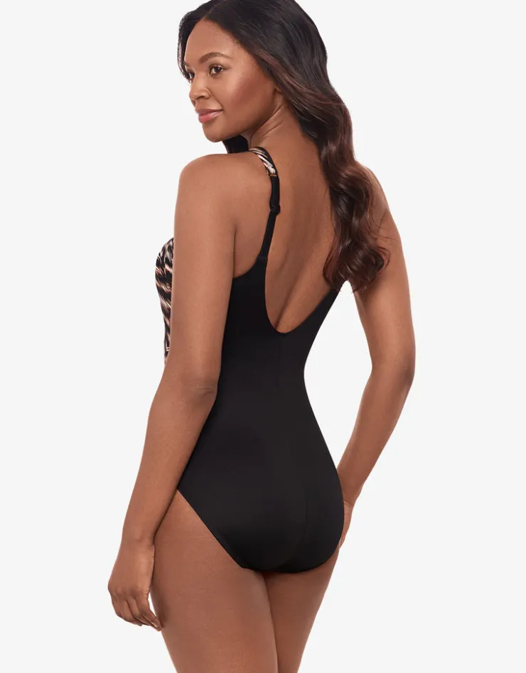 Miraclesuit Topkapi Aphrodite Swimsuit - Black Multi Discount