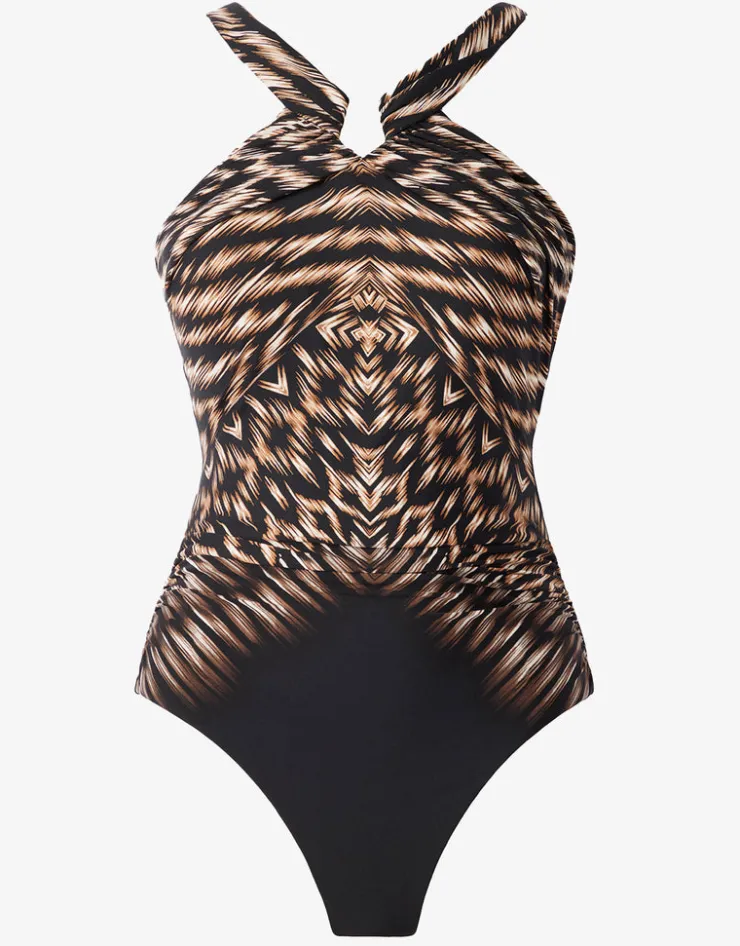 Miraclesuit Topkapi Aphrodite Swimsuit - Black Multi Discount