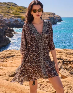 Miraclesuit Topkapi Caftan - Black Multi Hot