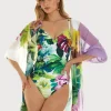 Roidal Tropic Midi Beach Shirt - Tropical New