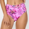 Lidea Tropic Radiance High Waist Bikini Pant - Electric Pink Sale