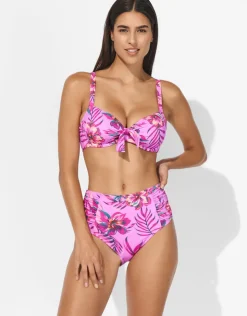 Lidea Tropic Radiance Underwired Bikini Top - Electric Pink Clearance