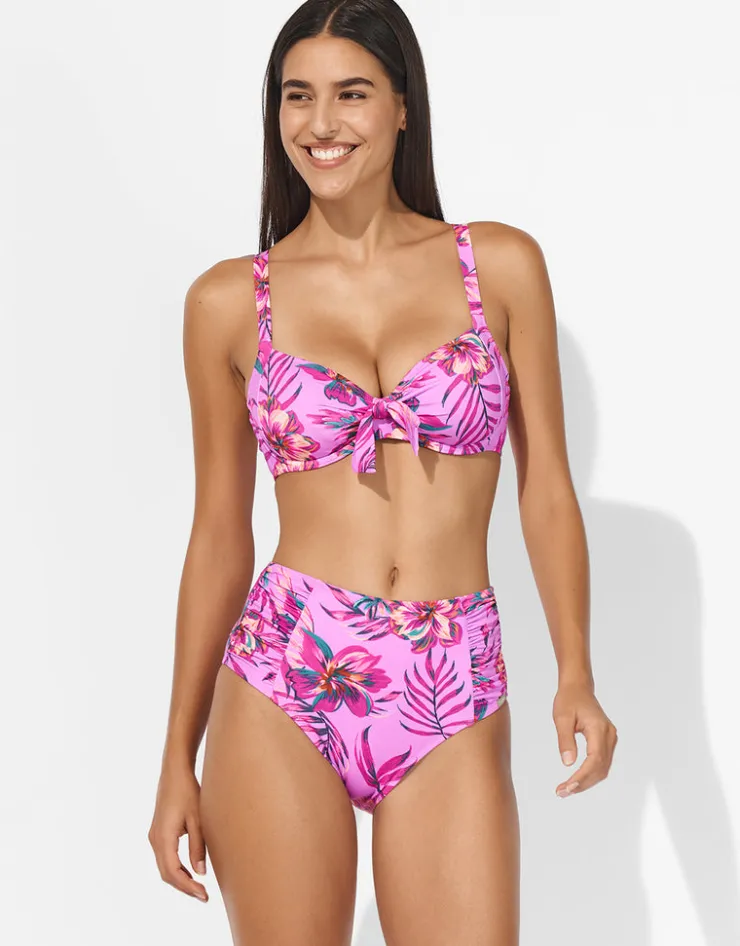 Lidea Tropic Radiance Underwired Bikini Top - Electric Pink Clearance
