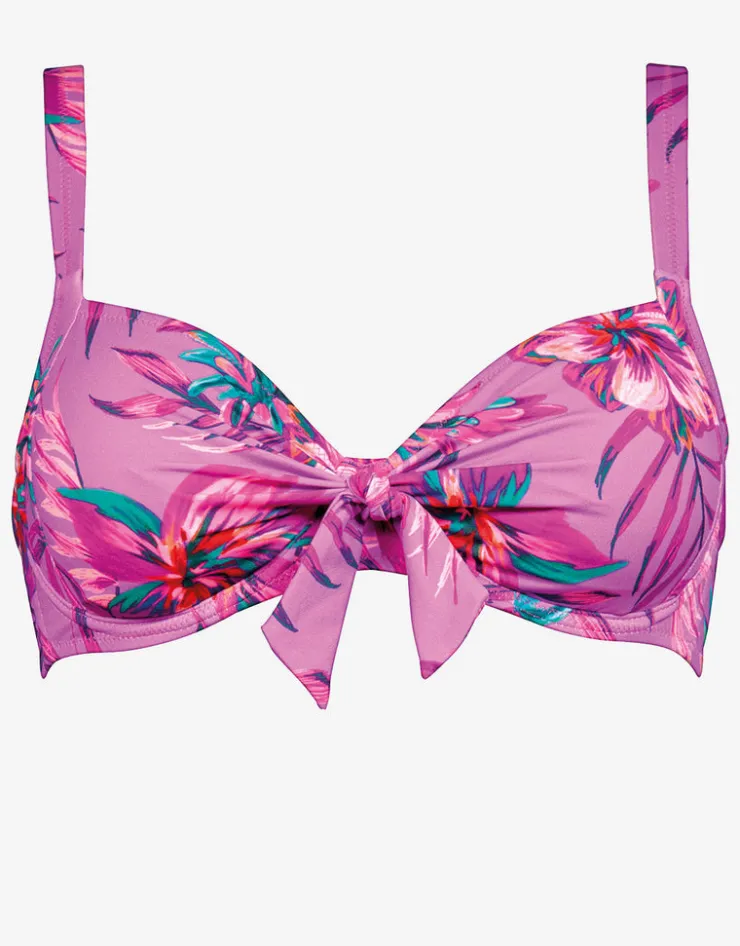 Lidea Tropic Radiance Underwired Bikini Top - Electric Pink Clearance