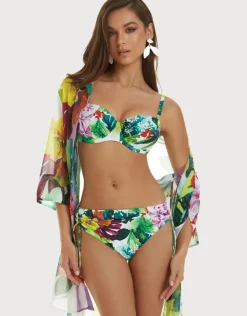 Roidal Tropic Underwired Balcony Bikini Set - Tropical Discount
