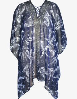 Miraclesuit Tropica Toile Kaftan - Midnight Clearance