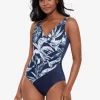 Miraclesuit Tropica Toile Oceanus Swimsuit - Navy White Best