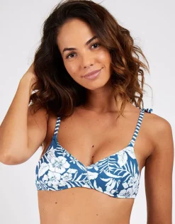 Banana Moon Tropicalies Presto Bra Style Bikini Top - Blue Online