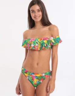 Banana Moon Tropicool Tolvo Off The Shoulder Bikini Top - Blue Outlet