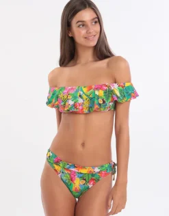 Banana Moon Tropicool Tolvo Off The Shoulder Bikini Top - Blue Outlet