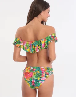 Banana Moon Tropicool Tolvo Off The Shoulder Bikini Top - Blue Outlet