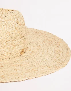 Seafolly Tropics Woven Raffia Hat - Natural Best