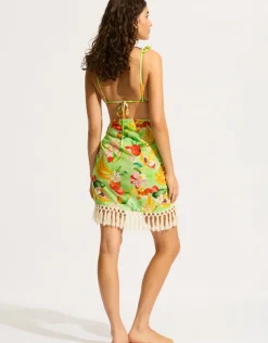 Seafolly Tropique Mini Sarong - Aloe Gel Outlet