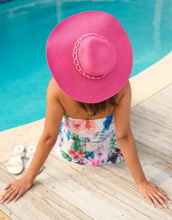 Pia Rossini Tulum Hat - Pink New