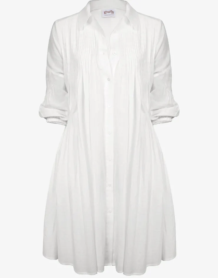 Maryan Mehlhorn Tunic Beach Dress - Off White Fashion