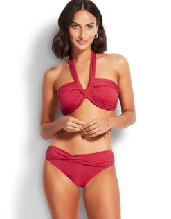 Seafolly Twist Band Hipster - Rouge Online