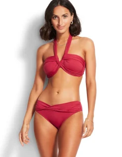 Seafolly Twist Band Hipster - Rouge Online