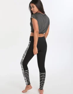 Seafolly Twist Front Crop Tee - Grey Marle Clearance