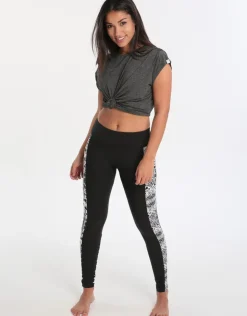 Seafolly Twist Front Crop Tee - Grey Marle Clearance