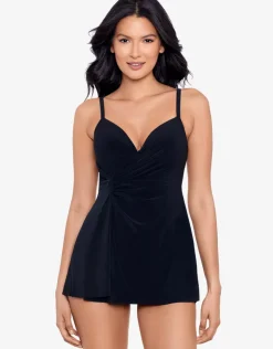 Miraclesuit Twisted Sisters Adora Swimdress - Black Best