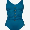 Charmline Uni Swimsuit - Ocean Blue New