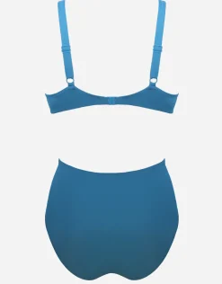 Charmline Uni Underwired Bikini Set - Ocean Blue Discount