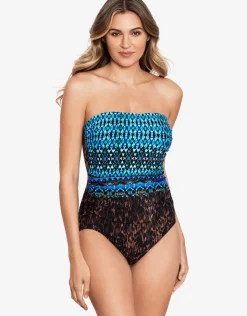 Miraclesuit Untamed Avanti Swimsuit - Blue Discount