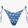 Watercult Urban Indigo Tie Side Cheeky Bikini Pant - Denim White Best