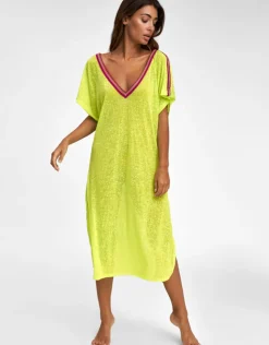 Pitusa V Back Dress - Lemon Outlet