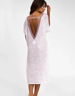 Pitusa V Back Dress - White Fashion
