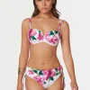 Roidal Valeria Moulded Underwired Bikini Set - White and Floral Hot
