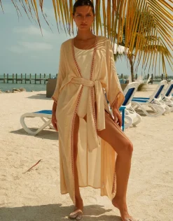Pitusa Vanessa Sequin Kimono - Melon Clearance