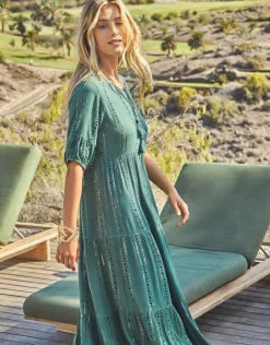 Iconique Vera Maxi Dress - Green Outlet