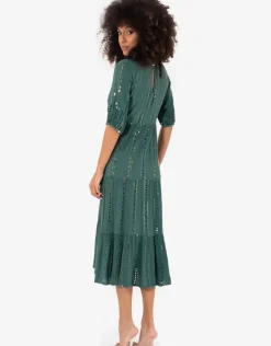 Iconique Vera Maxi Dress - Green Outlet