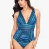 Miraclesuit Veranda Odyssey Swimsuit - Blue Clearance